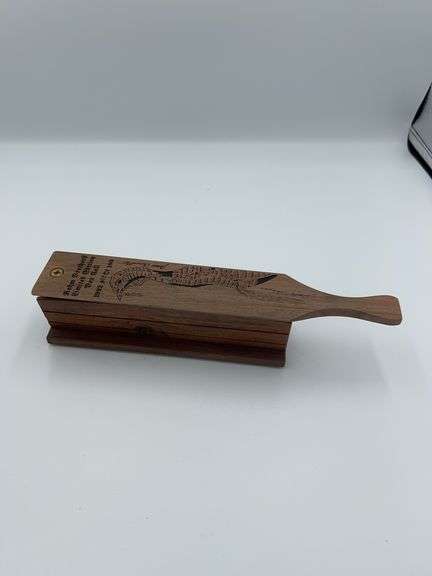 1992 Rohm Brothers Dale Rohm 83/100 Limited Edition Walnut Box Call Lazered by Jason Barnette