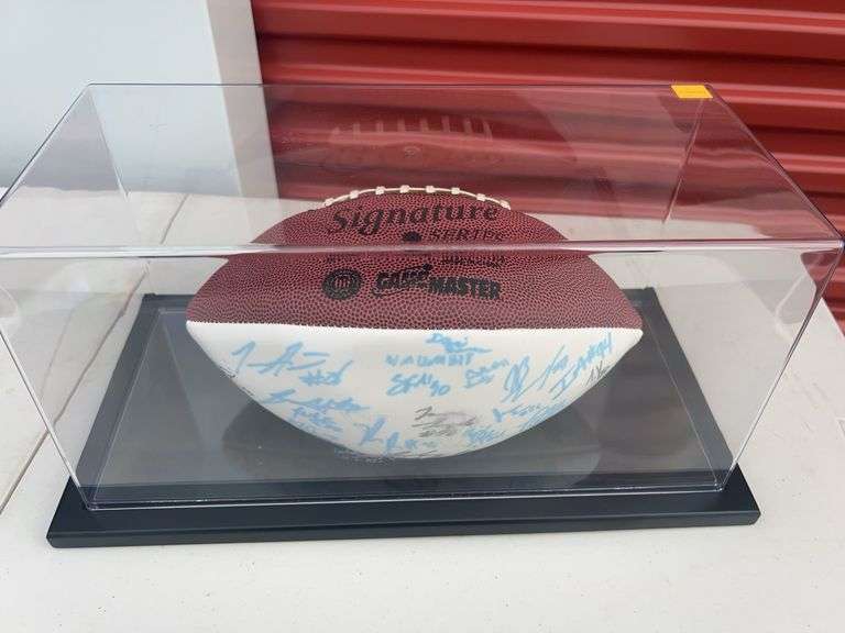 Autographed WVU Football