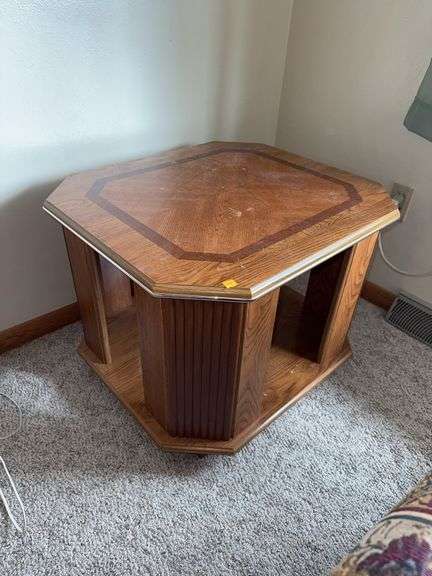 Large Wooden Side Table
