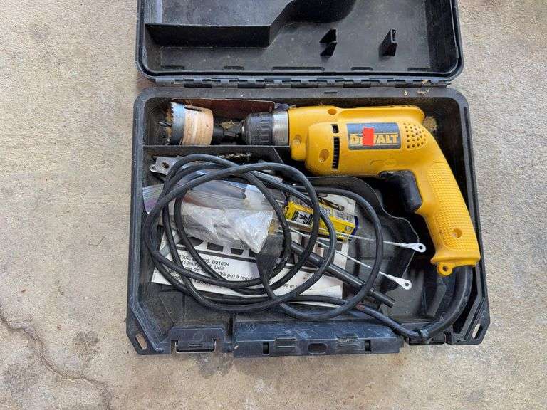 Dewalt Chorded Drill and case