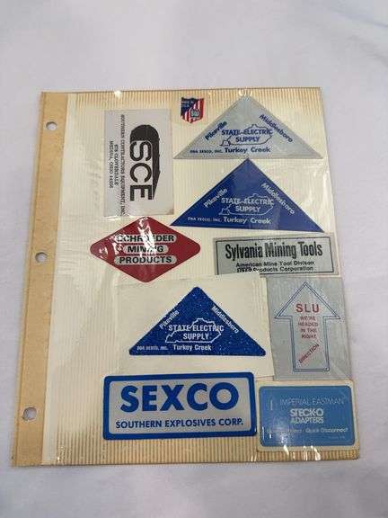 (19) Coal Miner Hardhat Stickers