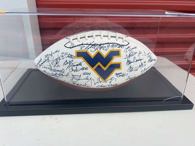 Autographed WVU Football