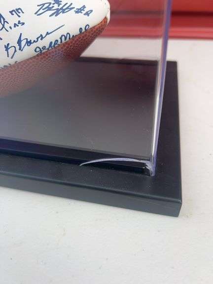 Autographed WVU Football