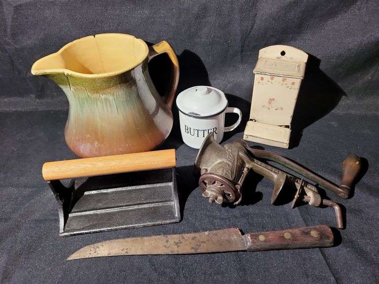 MEAT GRINDER, BACON PRESS, MATCH SAFE & more