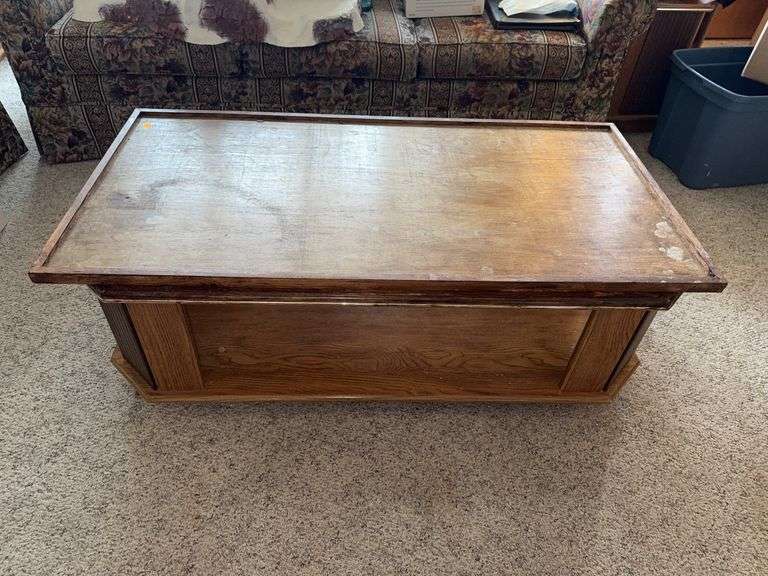 Wooden Unmarked Coffee Table