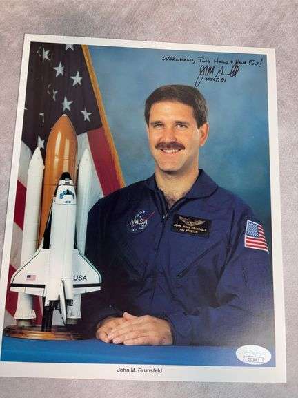 John Grunsfeld Signed 8x10 NASA Photo - JSA