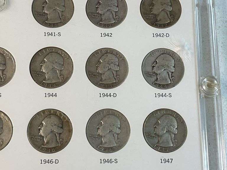 Washington Quarters Set -Missing 32-D, 32-S