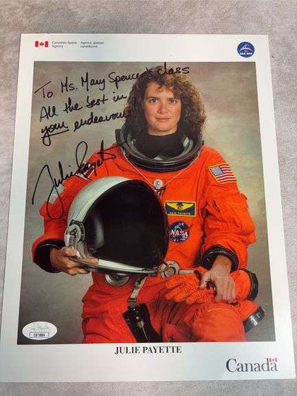 Julie Payette Signed 8x10 Photo - JSA