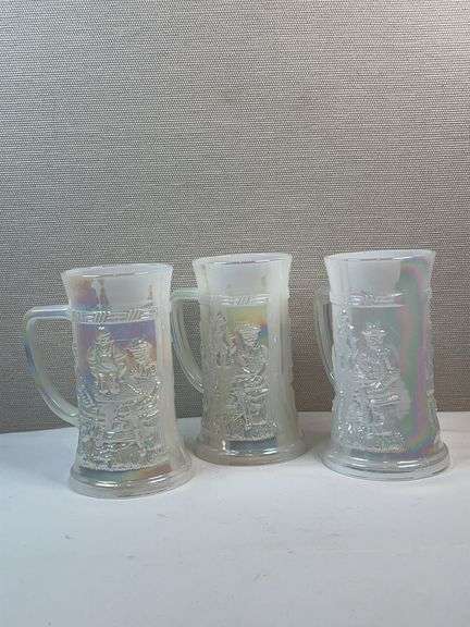 (3) FEDERAL GLASS STEINS