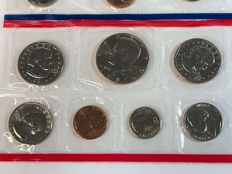 1980, 1981, 1982 Uncirculated Mint Sets