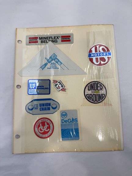 (12) Coal Miner Hardhat Stickers