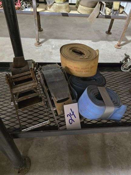 LOT OF 4-4" RACHET STRAPS