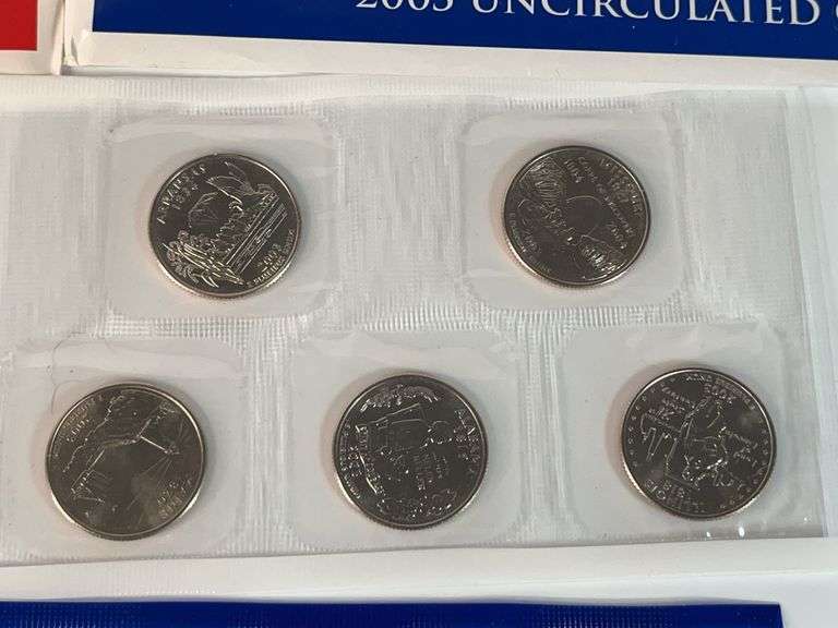2002 and 2003 Denver and Philadelphia Mint Uncirculated Sets