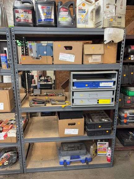 Metal storage shelf - 48x24x72 - contents not included