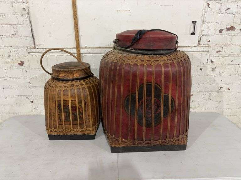 Lidded baskets 
