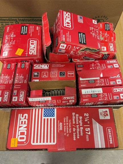 Large flat of Senco staples - see photos