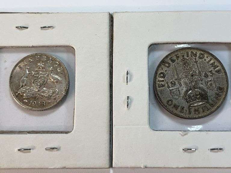 (14) Foreign Coins with Silver Content and 1840 American Coin