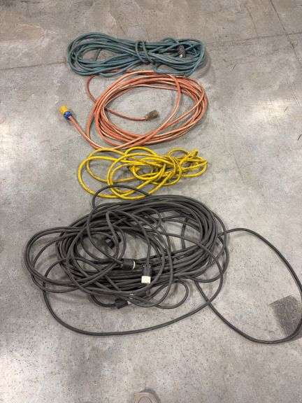 (4) extension cords - including heavy duty cords