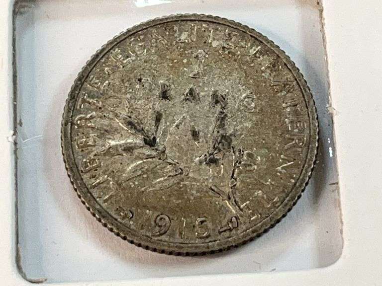 (3) France Silver Coins