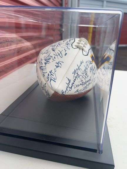Autographed WVU Football