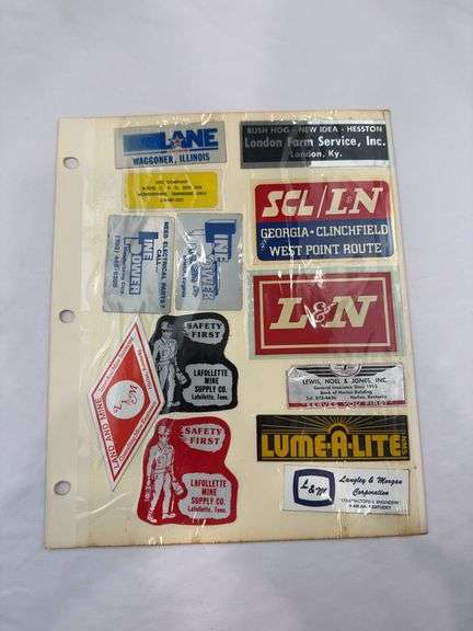 (25) Coal Miner Hardhat Stickers