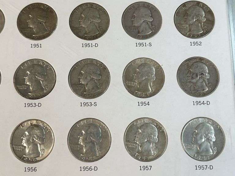 Washington Quarters Set, 1950-1966