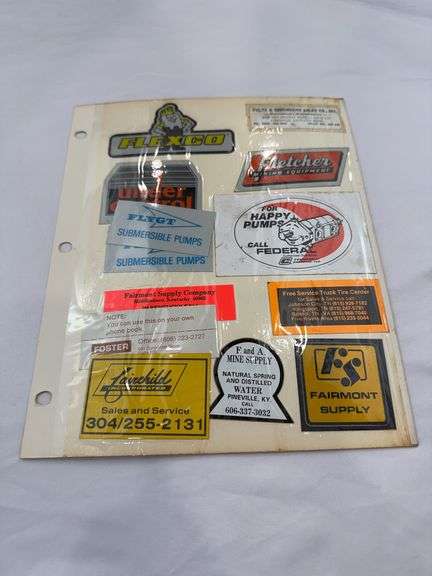 (23) Coal Miner Stickers