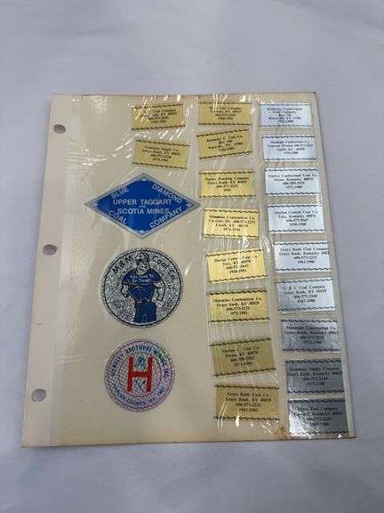 (32) Coal Miner Hardhat Stickers