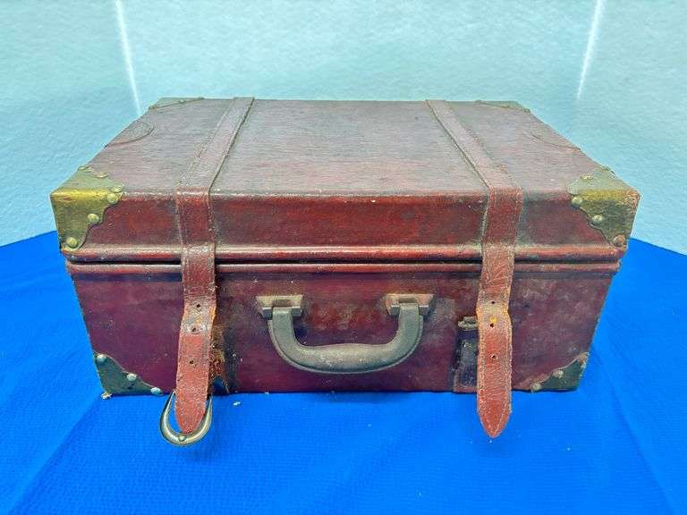 2 Vintage Trunks 18"W