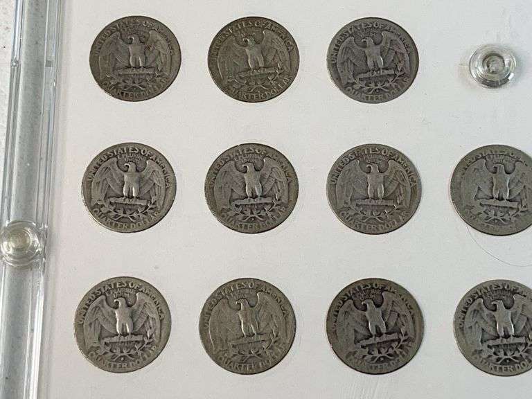 Washington Quarters Set -Missing 32-D, 32-S