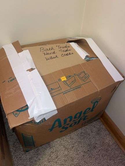 Box of Assorted Towels