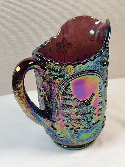 IMPERIAL CARNIVAL GLASS PTICHER