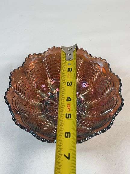 Fenton Marigold Persian Medallion Carnival Bowl