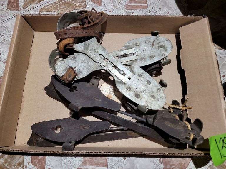 VINTAGE ROLLER & ICE SKATES