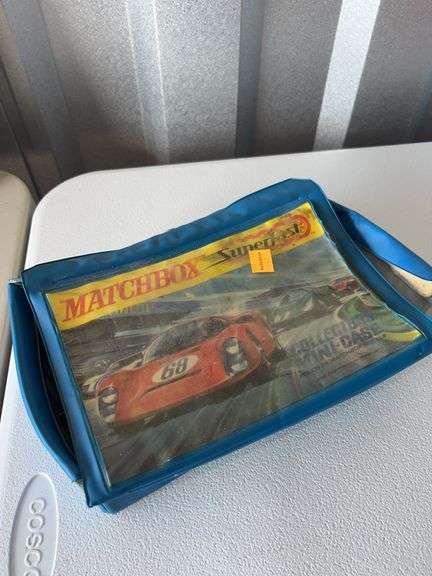 Assortment of Matchbox Cars w/ Case