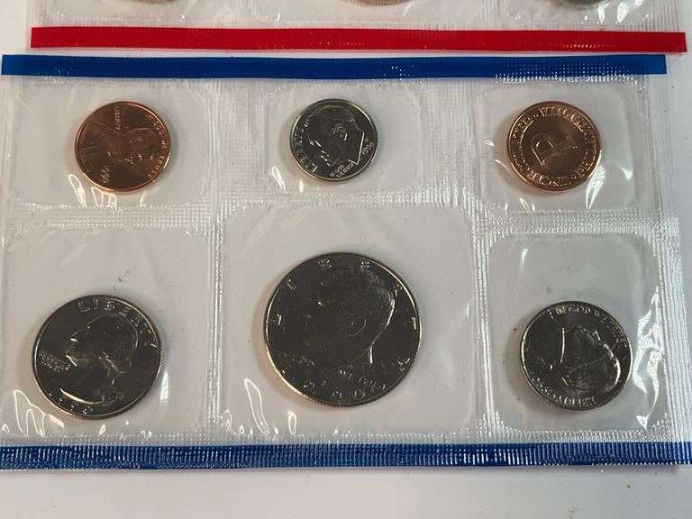 1986, 1987, 1990 US Mint Uncirculated Sets