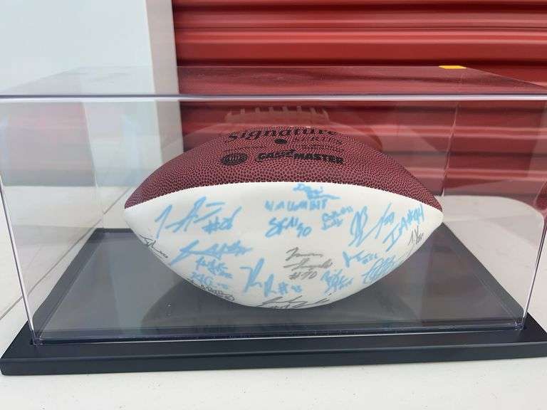 Autographed WVU Football