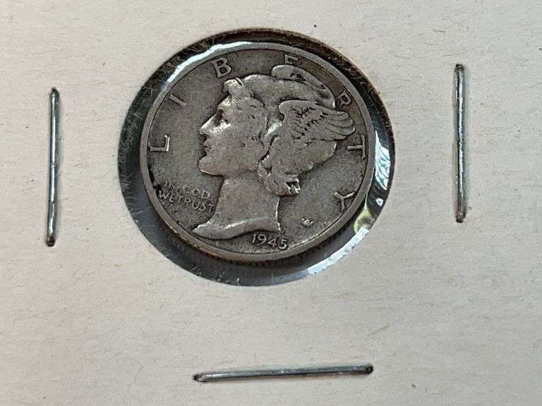1945 Micro-S Mercury Dime