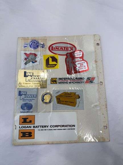 (20) Coal Miner Hardhat Stickers