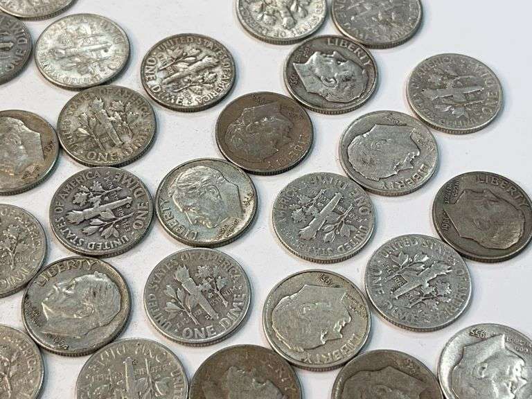 (32) Pre 1965 Roosevelt Dimes
