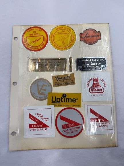 (27) Coal Miner Hardhat Stickers