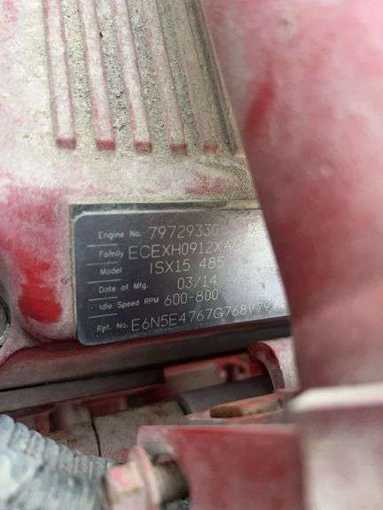 2015 Peterbilt 389 showing 53,258 mi, 8,978 hrs- runs