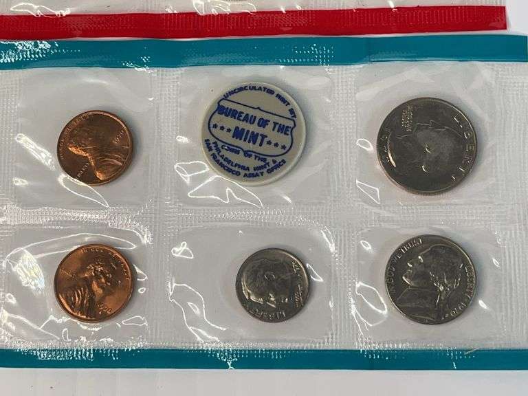 1968, 1969, 1970 Uncirculated Mint Sets