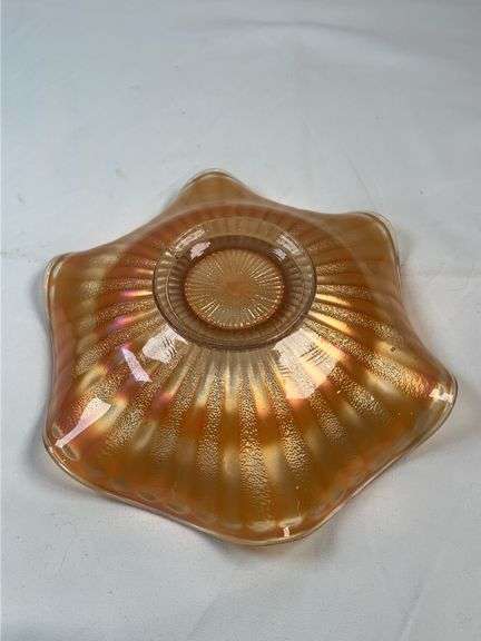 MARIGOLD CARNIVAL BOWL STIPPLED RAY