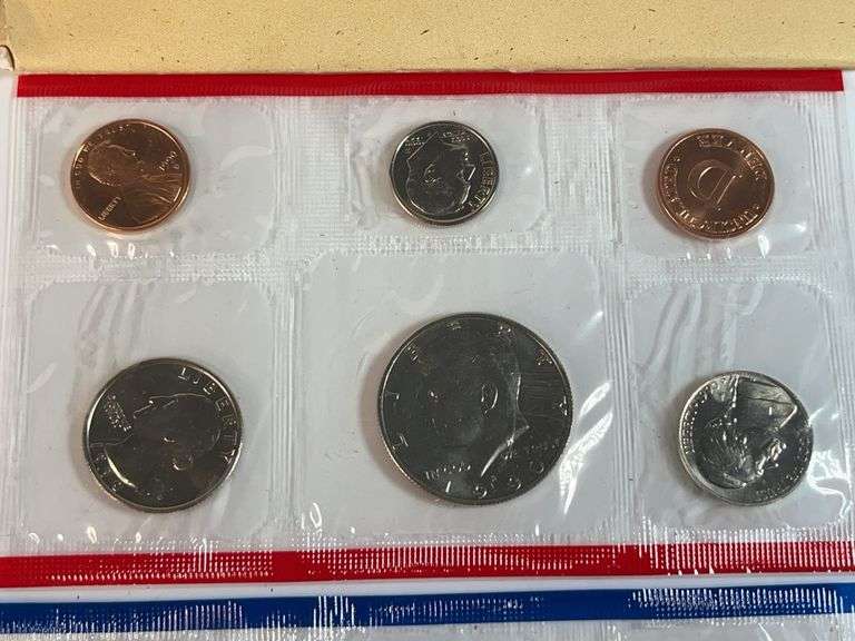 1986, 1987, 1990 US Mint Uncirculated Sets