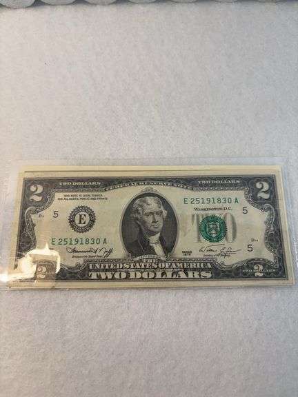 4 Uncirculated 1976 $2 Bills