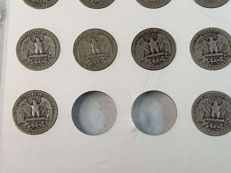 Washington Quarters Set -Missing 32-D, 32-S