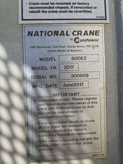 2018 Peterbilt PB348 showing 35,437 mi, 6,164 hrs - runs