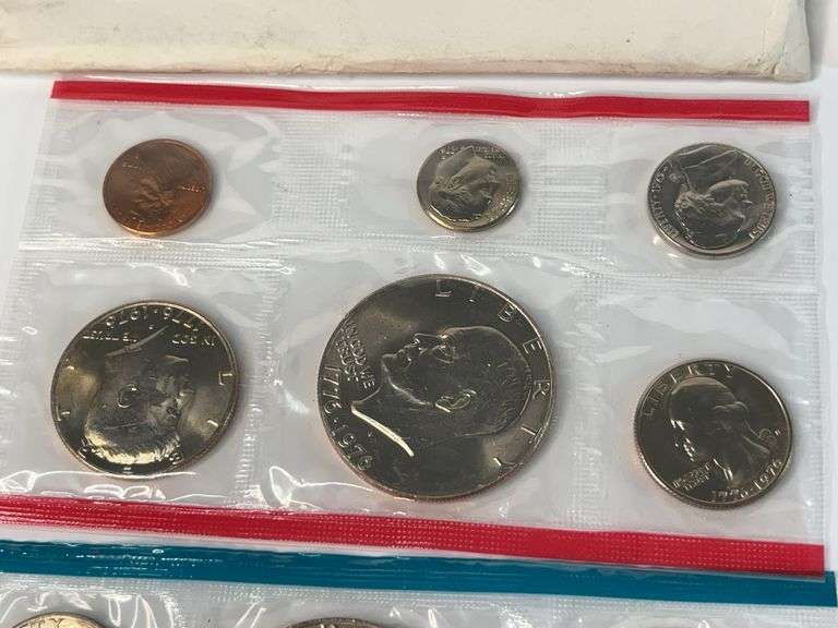 1975, 1976, 1977 Uncirculated Mint Sets
