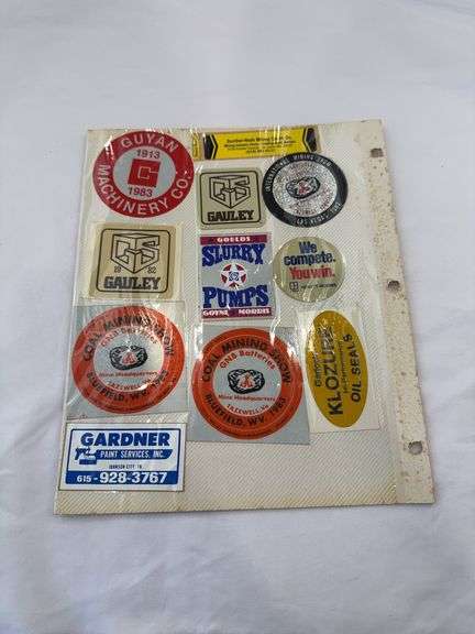 (23) Coal Miner Stickers